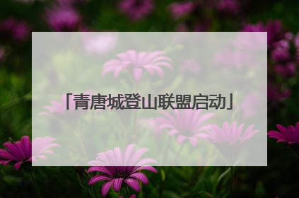 青唐城登山联盟启动