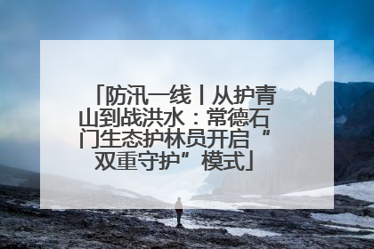 防汛一线丨从护青山到战洪水：常德石门生态护林员开启“双重守护”模式
