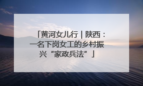黄河女儿行｜陕西：一名下岗女工的乡村振兴“家政兵法”