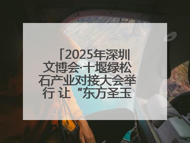 2025年深圳文博会·十堰绿松石产业对接大会举行 让“东方圣玉”闪耀世界