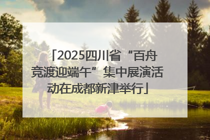 2025四川省“百舟竞渡迎端午”集中展演活动在成都新津举行