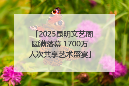 2025昆明文艺周圆满落幕 1700万人次共享艺术盛宴