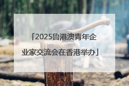 2025鲁港澳青年企业家交流会在香港举办
