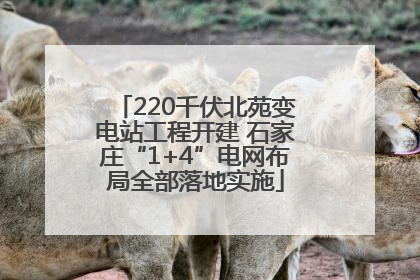 220千伏北苑变电站工程开建 石家庄“1+4”电网布局全部落地实施